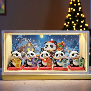 Panda-Themed Night Light Souvenir