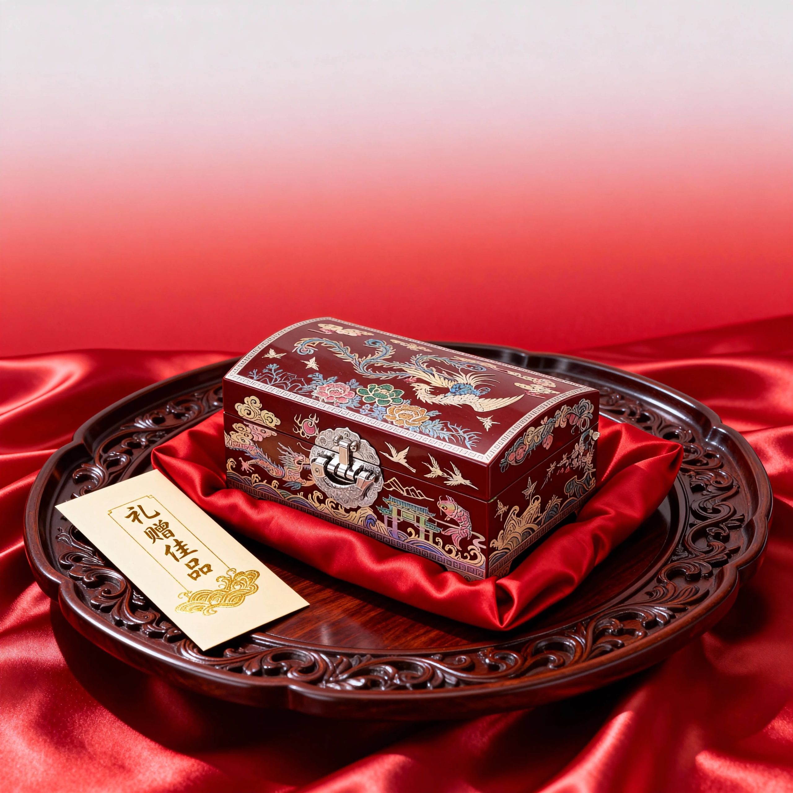 Handcrafted Lacquer Box from Pingyao - Image 6